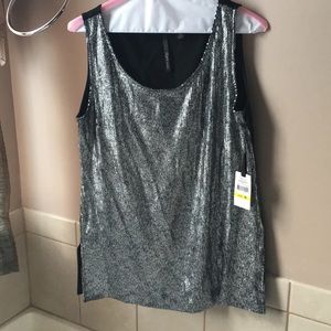 Silver Top by skyes the limit, never worn